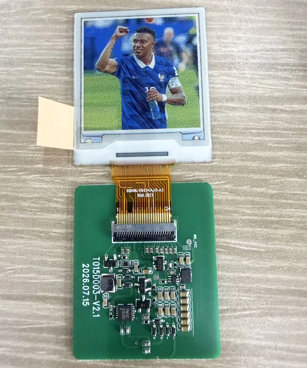 Canvas 1.54 Module: 1.54-inch sample with evaluation board; board is not a standard module inclusion.